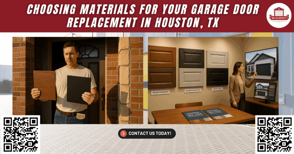 Choosing Materials for Your Garage Door Replacement in Houston, TX - McKinney Garage Door Repair Co.