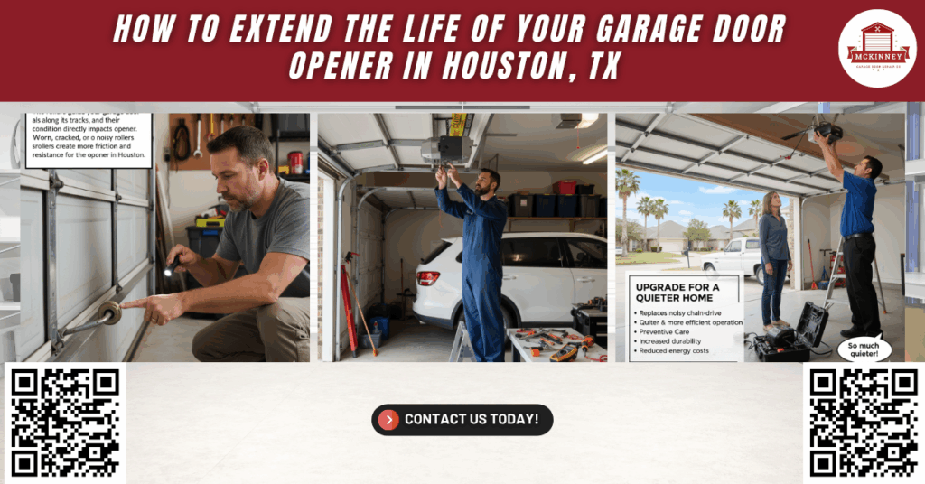 How to Extend the Life of Your Garage Door Opener in Houston, TX - McKinney Garage Door Repair Co.